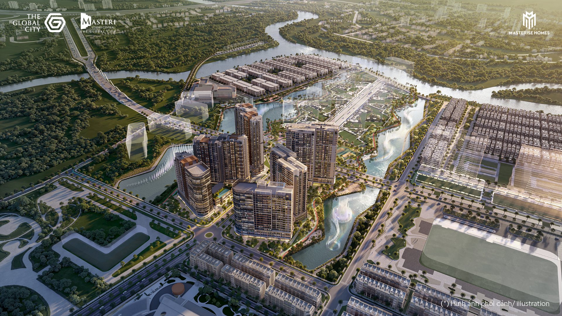 Phối cảnh Masteri Cosmo Central